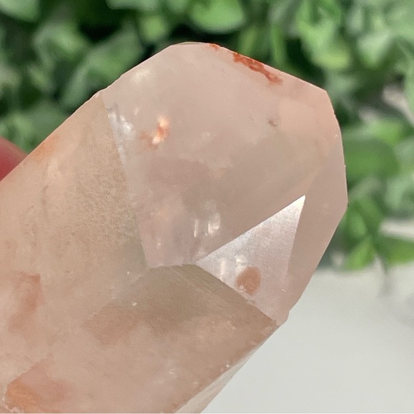 Tangerine Lemurian Quartz Crystal Point - Picture 11 of 17